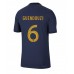 Frankrijk Matteo Guendouzi #6 Voetbalkleding Thuisshirt WK 2022 Korte Mouwen
